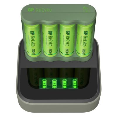 Batterijlader B421 | Docking | AA en AAA, laadtijd 6 uur | GP Batteries - GP