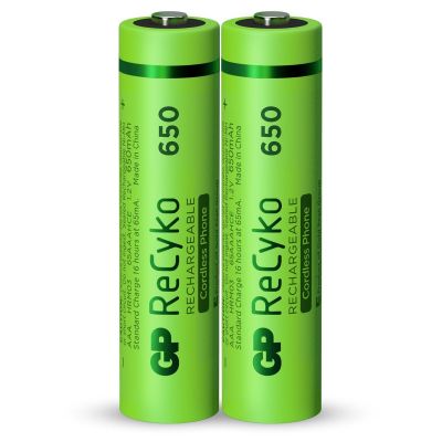 Worden Verlaten Veronderstelling Oplaadbare batterijen AAA | 2 ReCyko, 650 mAh | GP Batteries - GP Batteries