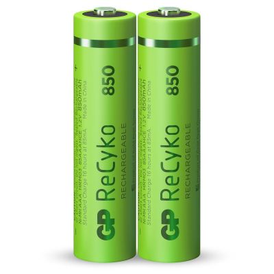 Ga op pad Bekwaam Klas Oplaadbare batterijen AAA | 2 ReCyko, 850 mAh | GP Batteries - GP Batteries