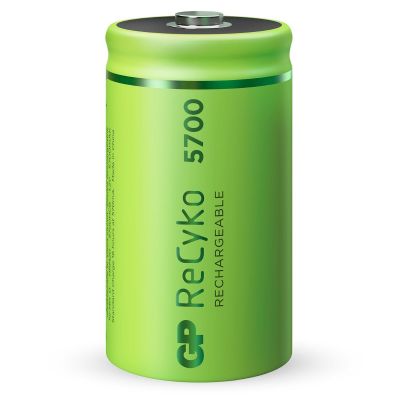 Zijdelings zin halsband Oplaadbare batterij D | 2 ReCyko, 5700 mAh | GP Batteries - GP Batteries