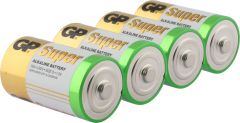 Super Alkaline D - 4 batterijen