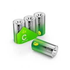 C batterij GP Alkaline Ultra 1,5V 4 stuks