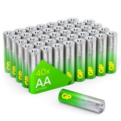 AA batterij GP Alkaline Super 1,5V 40 stuks