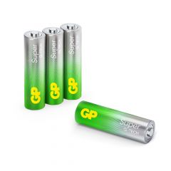 AA batterij GP Alkaline Super 1,5V 4 stuks