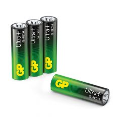AA batterij GP Alkaline Ultra Plus 1,5V 4 stuks