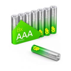 AAA batterij GP Alkaline Super 1,5V 8 stuks