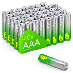AAA batterij GP Alkaline Super 1,5V 40 stuks