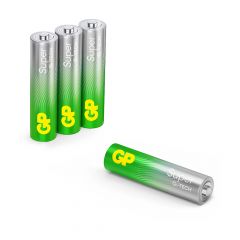 AAA batterij GP Alkaline Super 1,5V 4 stuks