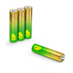 AAA batterij GP Alkaline Ultra 1,5V 4 stuks