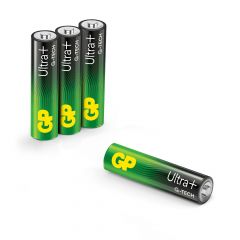 AAA batterij GP Alkaline Ultra Plus 1,5V 4 stuks