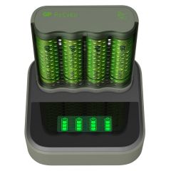 USB batterijlader GP M451 4 x ReCyko AA 2600 mAh dockingstation