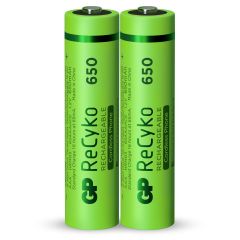 AAA batterij Oplaadbaar GP NiMH 650 mAh ReCyko 1,2V 2 stuks