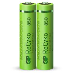 AAA batterij Oplaadbaar GP NiMH 850 mAh ReCyko 1,2V 2 stuks