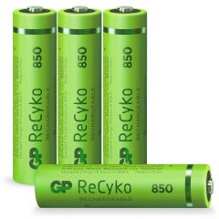 AAA batterij Oplaadbaar GP NiMH 850 mAh ReCyko 1,2V 4 stuks