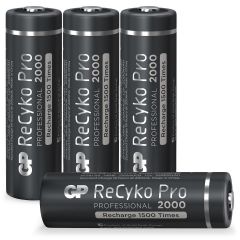 AA batterij Oplaadbaar GP NiMH 2000 mAh ReCyko Pro 1,2V 4 stuks