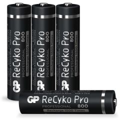 AAA batterij Oplaadbaar GP NiMH 800 mAh ReCyko Pro 1,2V 4 stuks