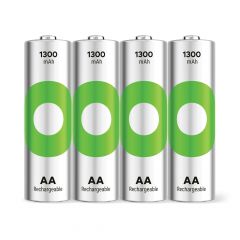 AA batterij Oplaadbaar GP NiMH 1300 mAh RECYKO 1,2V 4 stuks