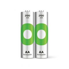 AA batterij Oplaadbaar GP NiMH 2100 mAh RECYKO 1,2V 2 stuks