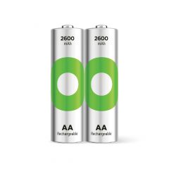 AA batterij Oplaadbaar GP NiMH 2600 mAh RECYKO 1,2V 2 stuks