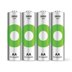 AA batterij Oplaadbaar GP NiMH 2600 mAh RECYKO 1,2V 4 stuks