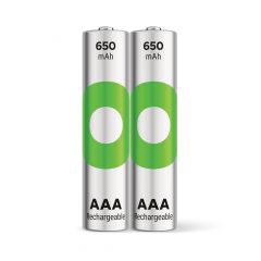 AAA batterij Oplaadbaar GP NiMH 650 mAh RECYKO 1,2V 2 stuks