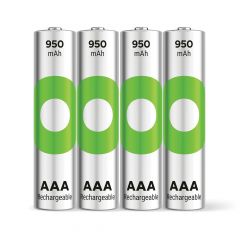 AAA batterij Oplaadbaar GP NiMH 950 mAh RECYKO 1,2V 4 stuks