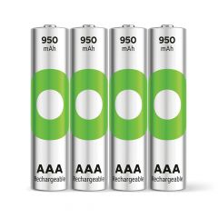 AAA batterij Oplaadbaar GP NiMH 950 mAh RECYKO 1,2V 4 stuks