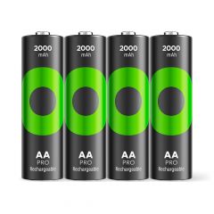 AA batterij Oplaadbaar GP NiMH 2000 mAh RECYKO PRO 1,2V 4 stuks
