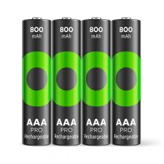 AAA batterij Oplaadbaar GP NiMH 800 mAh RECYKO PRO 1,2V 4 stuks