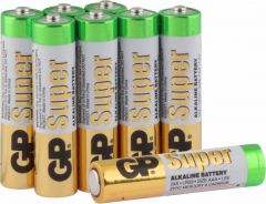Super Alkaline AAA - 8 batterijen